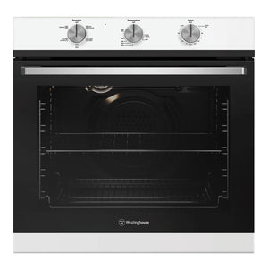 Westinghouse 60cm Multi-Function Oven White WVE6314WD, Front View