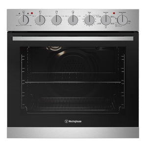 Westinghouse 60cm Electric Oven & 60cm Ceramic Cooktop Pack WVE645SC, Front View