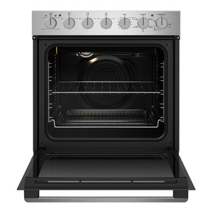 Westinghouse 60cm Electric Oven & 60cm Ceramic Cooktop Pack WVE645SC, Front View with Door Open