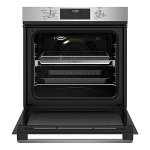 Westinghouse 60cm Multi-Function Oven with AirFry Stainless Steel WVE6516SD, Front View With Door Open