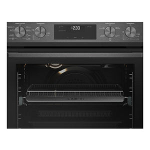 Westinghouse 60cm Multi-Function Double Oven Dark Stainless Steel WVE6526DD, Control Panel View