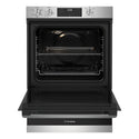 Westinghouse 60cm Multi-Function Stainless Steel Oven & Grill WVE6565SD, Front View with Open Door