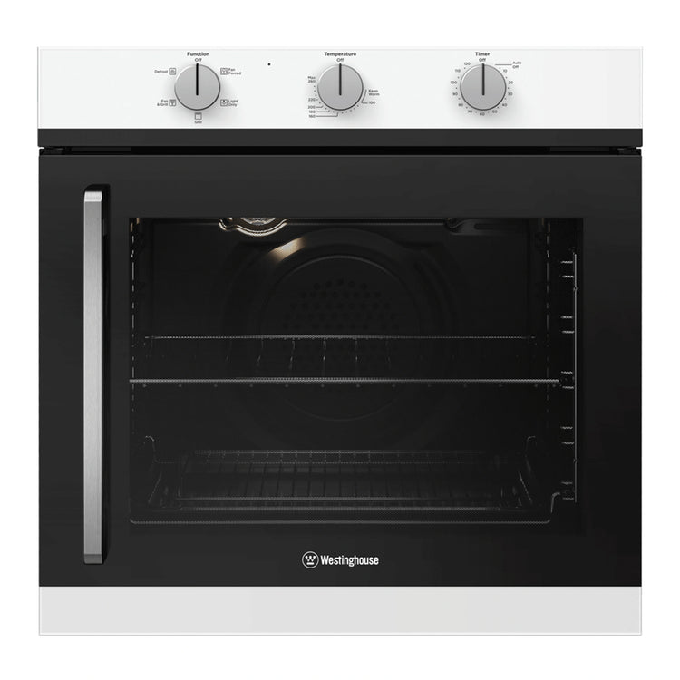 Westinghouse 60cm Electric Built-In Oven WVES613WCR, Front View