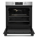 Westinghouse 60cm 5 Function Gas Built-In Oven Stainless Steel WVG6515SD, Front View With Door Open