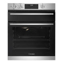 Westinghouse 60cm Multifunction Gas Oven with Separate Grill Stainless Steel WVG6555SD, Front View