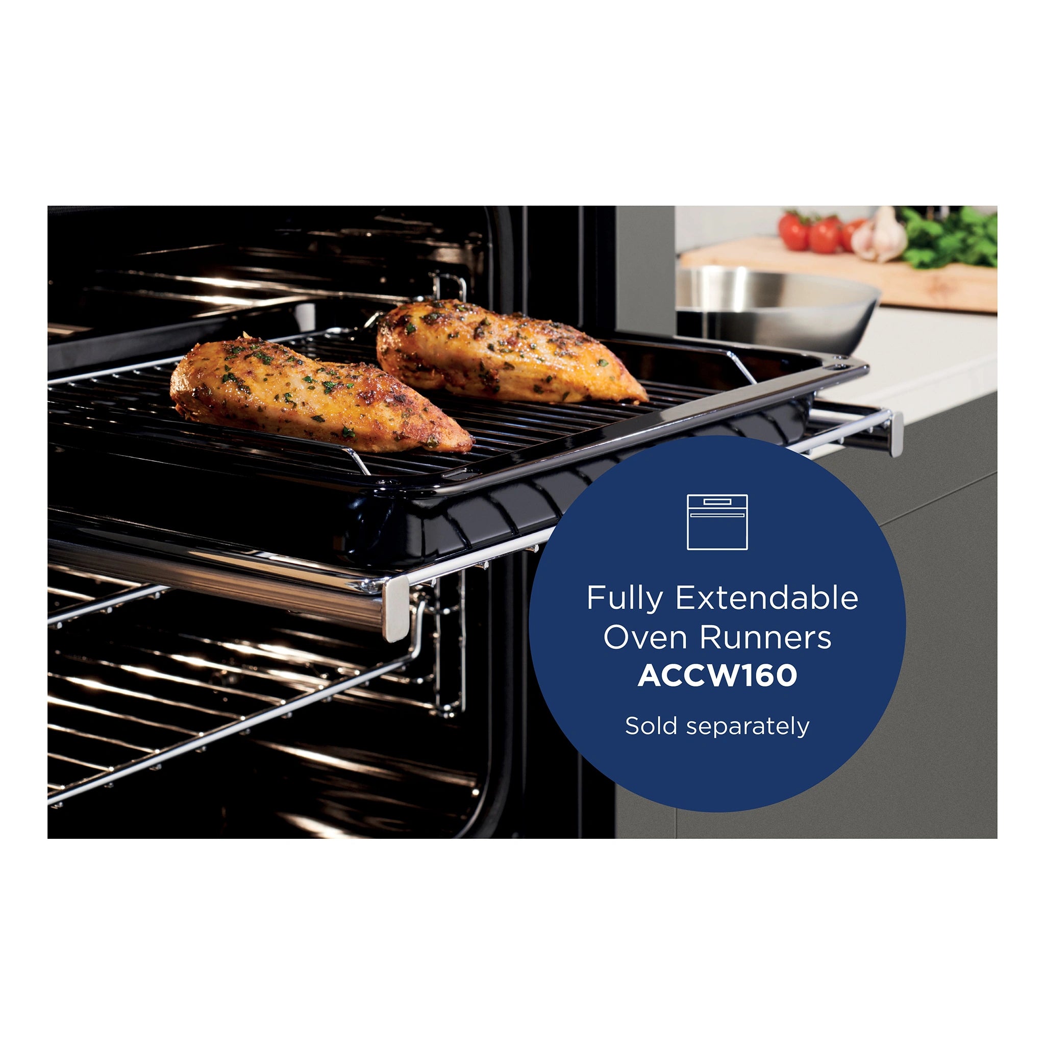 Westinghouse 60cm Stainless Steel Natural Gas Oven with Separate Electric Grill WVG665SCNG, Feature 2