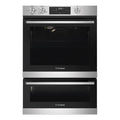 Westinghouse 60cm Stainless Steel Natural Gas Oven with Separate Electric Grill WVG665SCNG, Front Double Door View