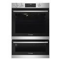 Westinghouse 60cm Stainless Steel Natural Gas Oven with Separate Electric Grill WVG665SCNG, Front Double Door View