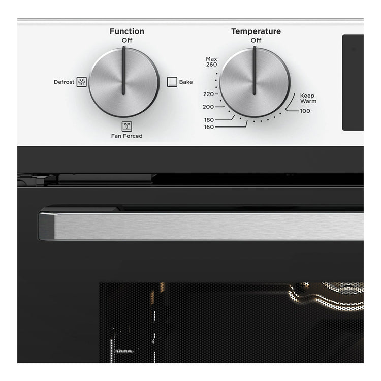 Westinghouse 60cm LPG Gas Oven with Separate Electric Grill WVG665WCLP, Control Panel View 2