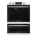 Westinghouse 60cm LPG Gas Oven with Separate Electric Grill WVG665WCLP, Front Double Door View