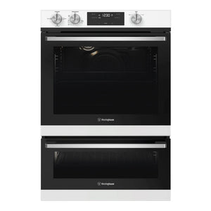Westinghouse 60cm LPG Gas Oven with Separate Electric Grill WVG665WCLP, Front Double Door View