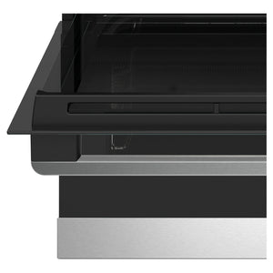Westinghouse 60cm Multi-Function Three Gas Oven With Separate Grill, White WVG665WCNG, Lids