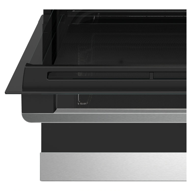 Westinghouse 60cm Multi-Function Three Gas Oven With Separate Grill, White WVG665WCNG, Lids