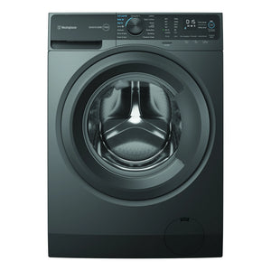 Westinghouse 10kg EasyCare 700 Grey Front Load Washing Machine WWF1044M7SAS, Front View