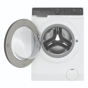 Westinghouse 10kg EasyCare 700 White Front-Load Washing Machine WWF1044M7WAS, Front View with Open Door