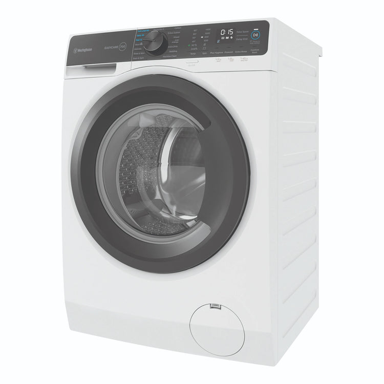 Westinghouse 10kg EasyCare 700 White Front-Load Washing Machine WWF1044M7WAS, Right Side View