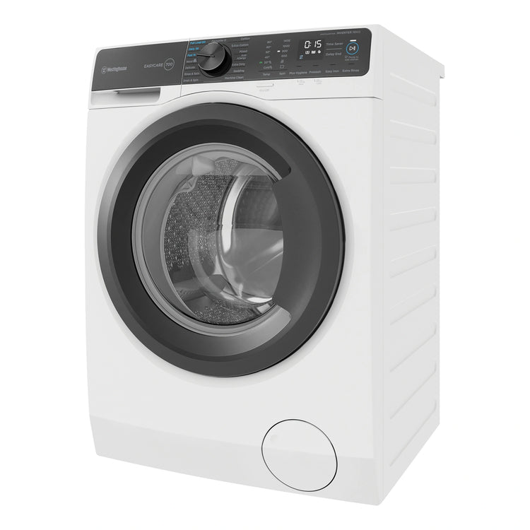 Westinghouse 10kg EasyCare Front Load Washing Machine WWF1044M7WA, Right Side View