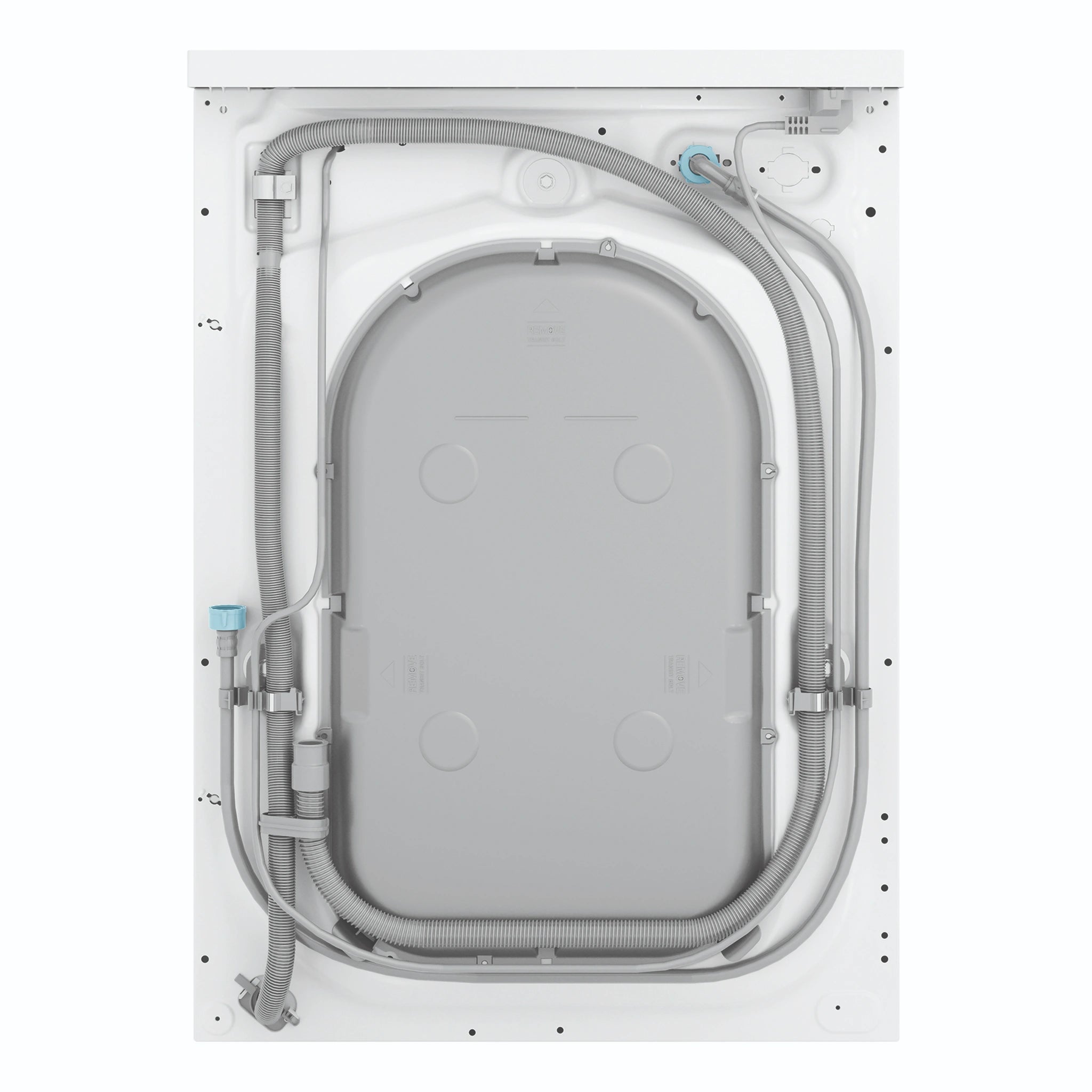 Westinghouse 7.5kg EasyCare 300 White Front Load Washing Machine WWF7524N3WAS, Back Side View