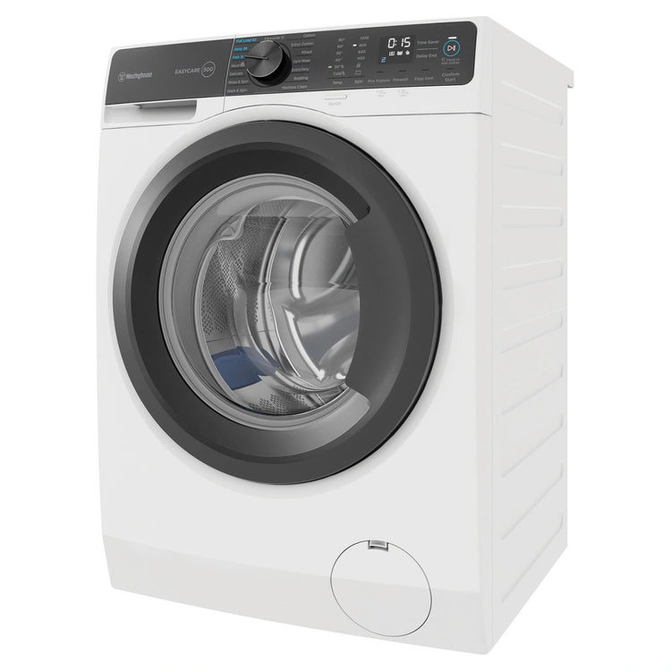 Westinghouse 8kg EasyCare 500 White Front Load Washing Machine WWF8024M5WAS, Right Side View