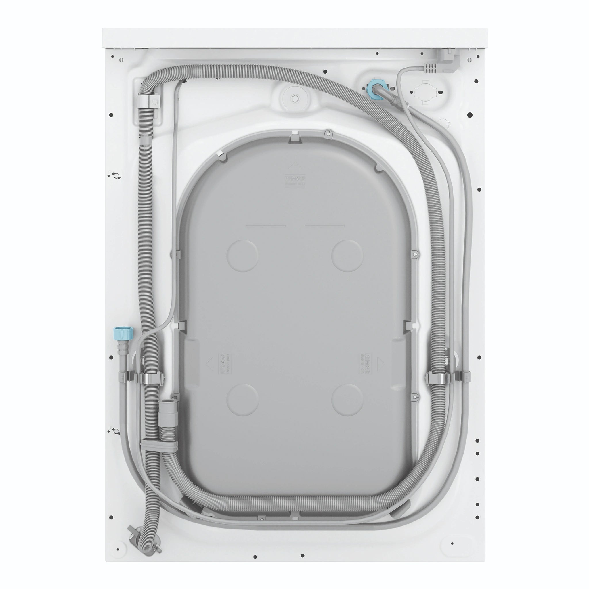 Westinghouse 9kg EasyCare 500 White Front Load Washing Machine WWF9024M5WAS, Back Side View