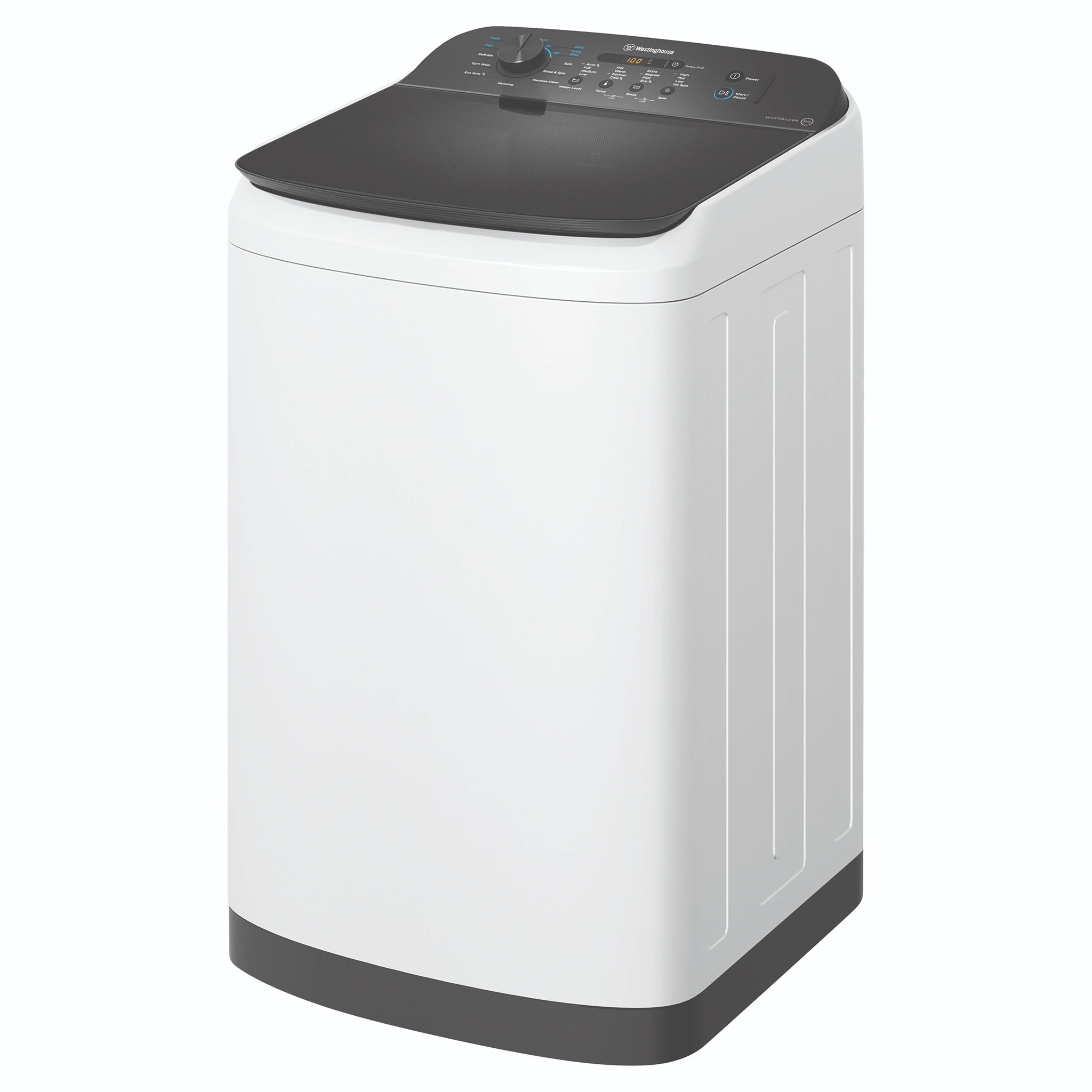 Westinghouse 7kg EasyCare Top Load Washing Machine WWT7084J5WA, Right Side View