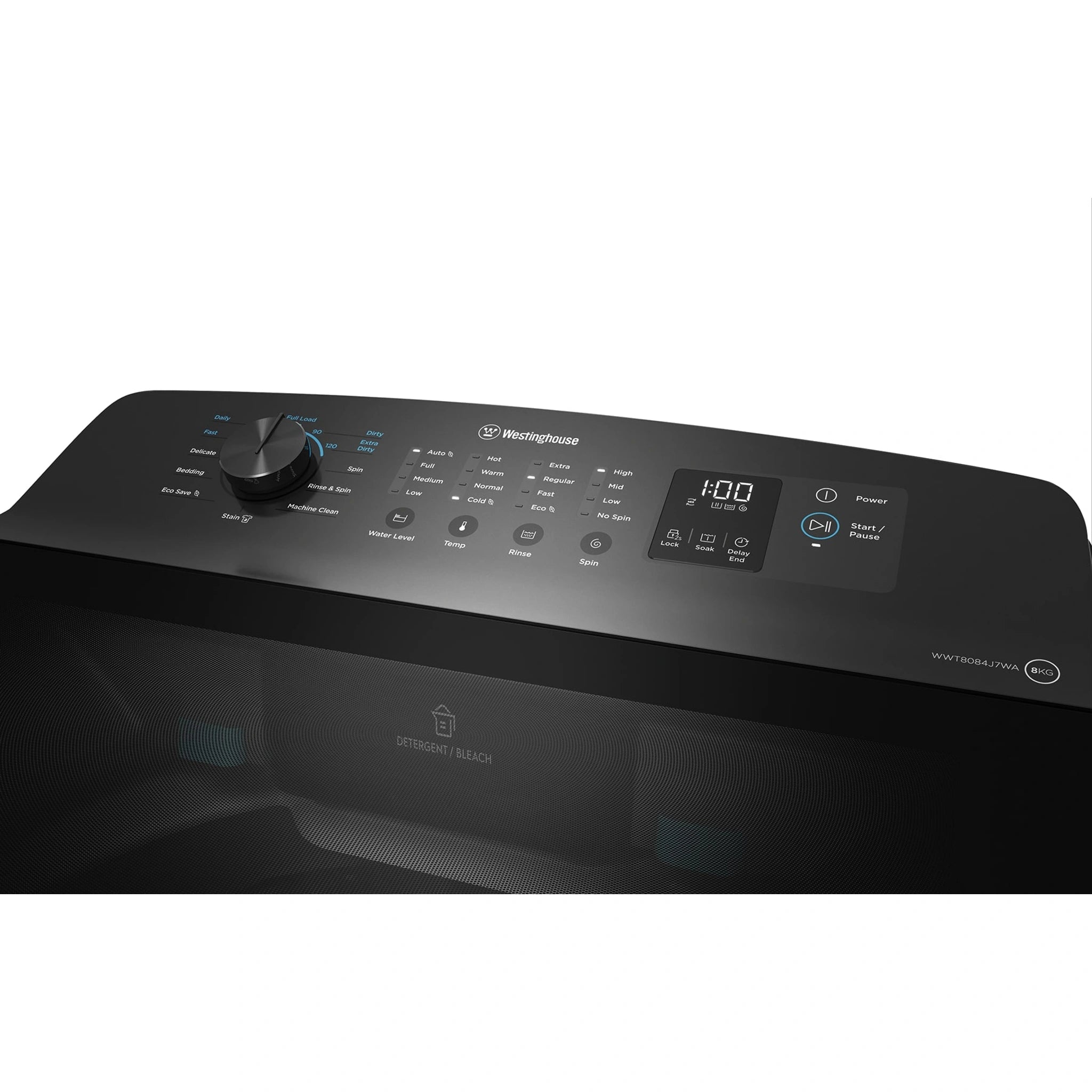 Westinghouse WWT8084J7WA 8kg EasyCare Top Load Washing Machine