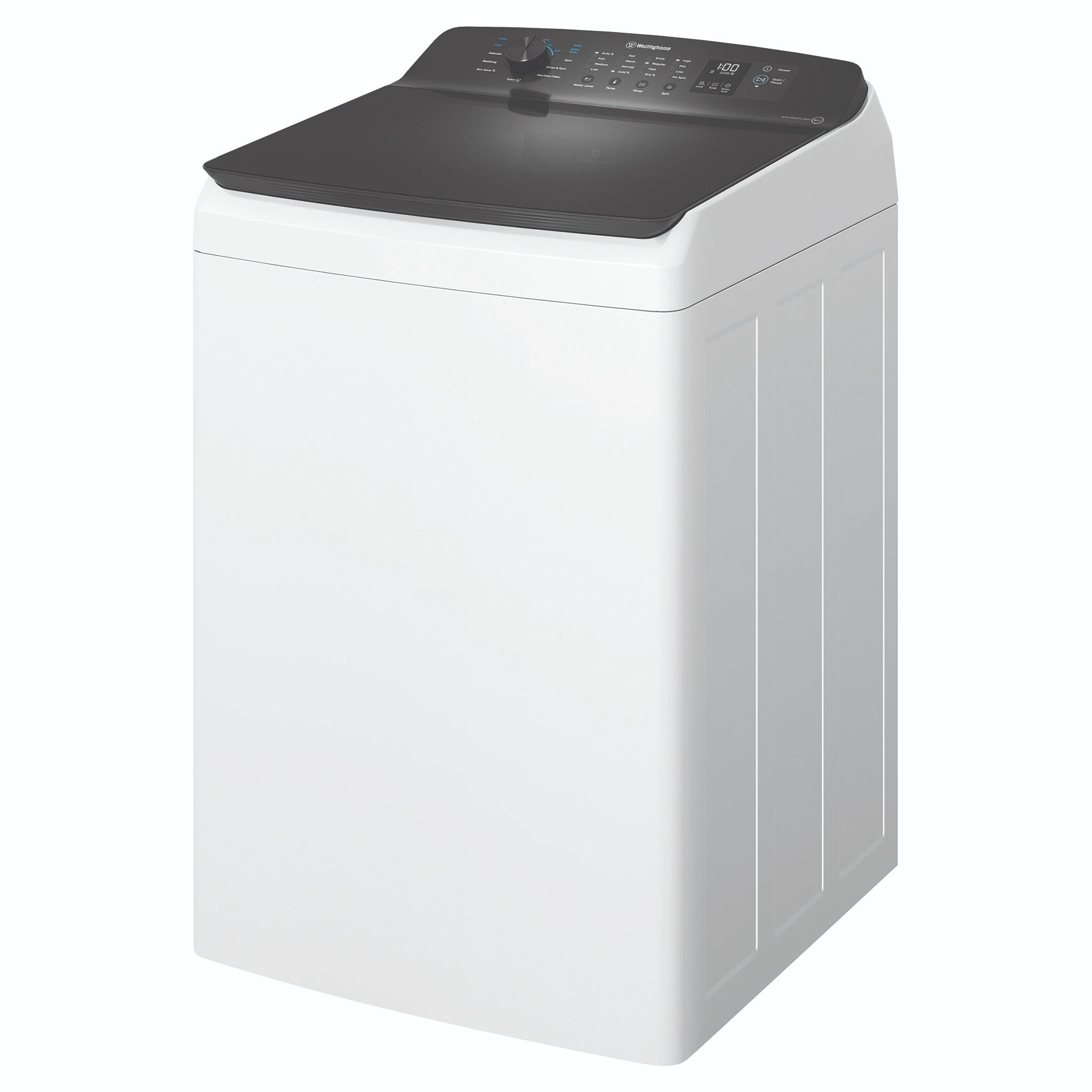 Westinghouse 8kg EasyCare Top Load Washing Machine WWT8084J7WA, Left Side View