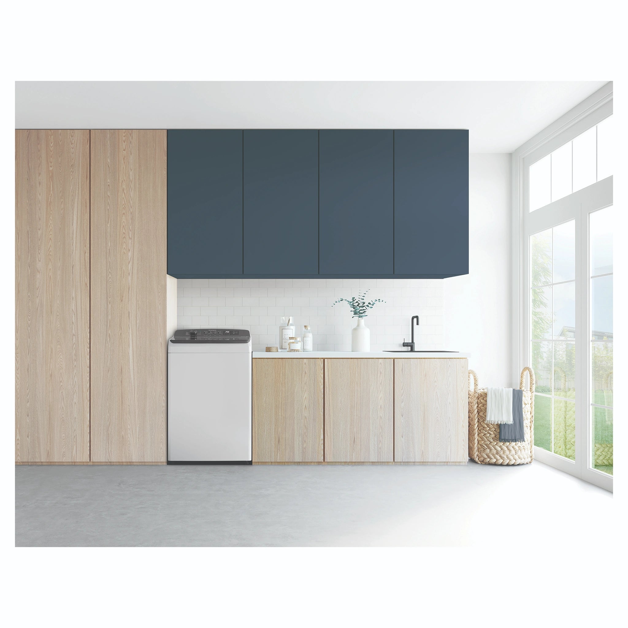 Westinghouse 8kg EasyCare Top Load Washing Machine WWT8084J7WA, Lifestyle View