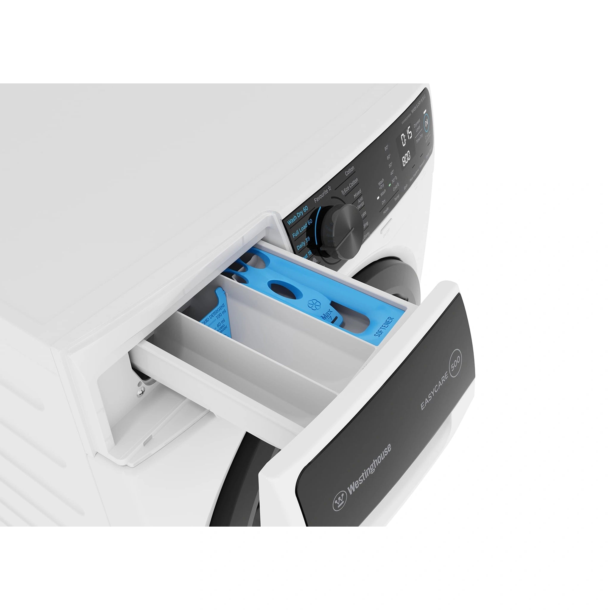 Westinghouse 9kg/5kg Washer Dryer Combo WWW9024M5WA, Drawer Open