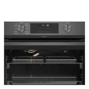 Westinghouse 60cm Multi-Function Pyrolytic Oven with Air Fry and Steam Bake Dark Stainless Steel WVEP6717DD, Control Panel View