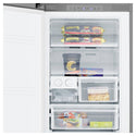 Westinghouse 254L Upright Freezer Stainless Steel WFB2804SA,Glass shelf and vegetable crisper drawer view 