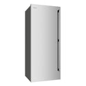 Westinghouse WFB4204SBL 425L Upright Freezer Stainless Steel, Front right view