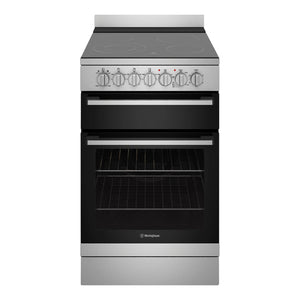 Westinghouse 54cm Freestanding Electric Oven WFE542SCB, Front View