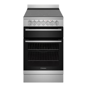 Westinghouse 54cm Freestanding Electric Oven WFE542SCB, Front View