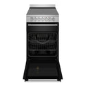 Westinghouse 54cm Freestanding Electric Oven WFE542SCB, Front View Door Open