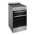 Westinghouse 54cm Freestanding Electric Oven with Ceramic Cooktop WFE542SC, Left View