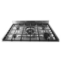 Westinghouse WFE914SB 90cm Freestanding Dual Fuel Oven/Stove, Cooktop view
