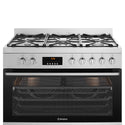 Westinghouse WFE914SC 90cm Dual Fuel Freestanding Cooker, Control panel view