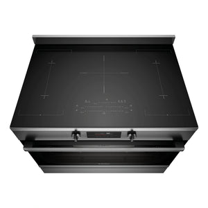 Westinghouse 90cm Electric Freestanding Oven with Induction Cooktop Dark Stainless Steel WFE9756DD, Top View