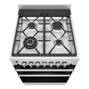Westinghouse 60cm Freestanding Gas Oven and Gas Cooktop with Separate Grill Stainless Steel WFG612SCH, Top View