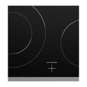 Westinghouse 60cm 4 Zone Ceramic Cooktop with Stainless Steel Trim WHC642SC, Top view