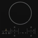 Westinghouse WHC644BA 60 cm Electric Ceramic Cooktop wit variable zones, Control panel view