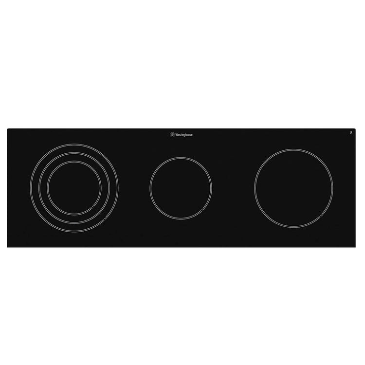 Westinghouse WHC934BA 90cm Electric Ceramic Cooktop, Top view 3