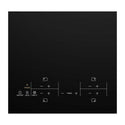 Westinghouse 90cm 4 Zone Ceramic Cooktop WHC943BC, Control panel view