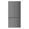 Westinghouse 524L French Door Fridge Dark Steel WHE5204BB, Front view
