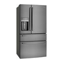 Westinghouse 609L French Door Fridge Dark Steel WHE6874BA, Front right view