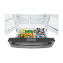 Westinghouse WHE6874BA 609L French Door Fridge Dark Steel