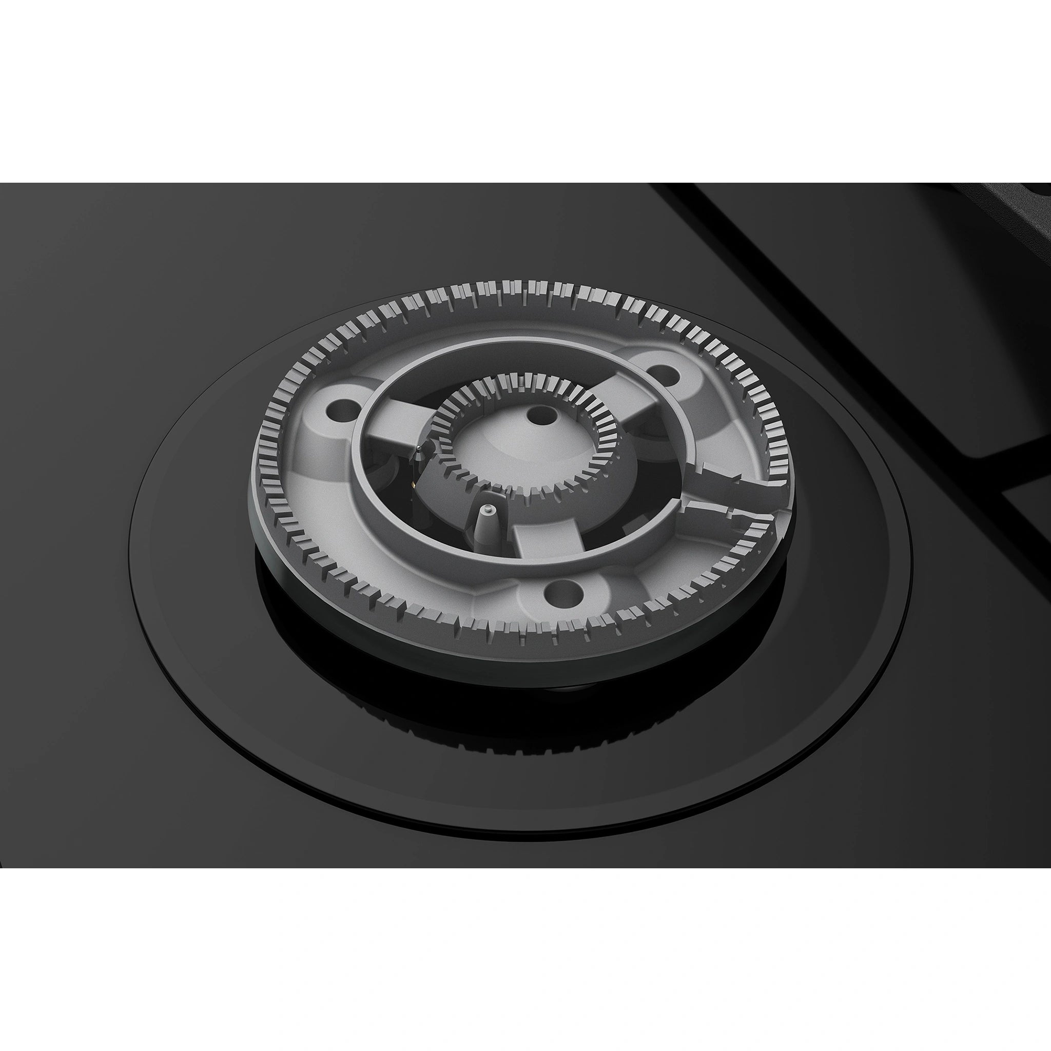 Westinghouse 60cm 3 Burner Ceramic Glass Gas Cooktop Black WHG639BD, Burner