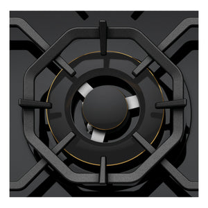 Westinghouse 60cm 3 Burner Ceramic Glass Gas Cooktop Black WHG639BD, Burner Off