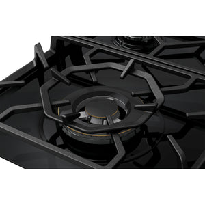 Westinghouse 60cm 3 Burner Ceramic Glass Gas Cooktop Black WHG639BD, Burner Off